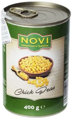 Нут консервированный натуральный Novi Италия 400г-0}