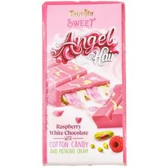 Шоколад белый со вкусом малины Волосы Ангела Турция 170г