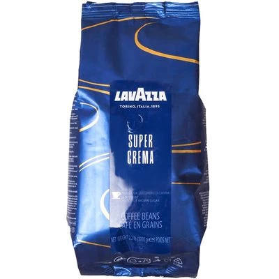 Кофе в зернах Lavazza Super Crema 1кг-0}