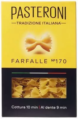 Паста Фарфалле №170 Pasteroni Tradizione Italiana Россия 400г - купить ...
