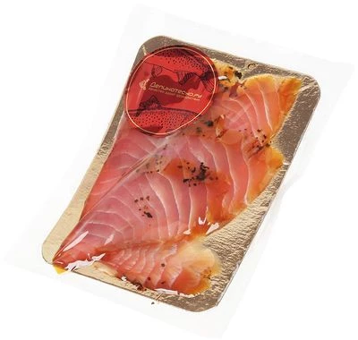 Тунец карпаччо с оливковым маслом и чесноком 100г-1}