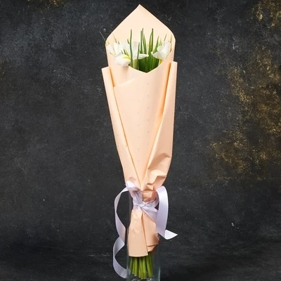 Букет ирисов Вайт Мейджик 21шт-1}