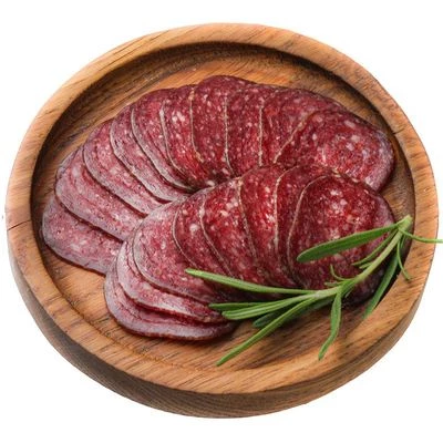 Колбаса сырокопченая Суджук нарезка Деликатеска 50г -0}