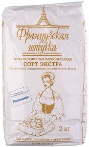 Мука пшеничная хлебопекарная 2кг