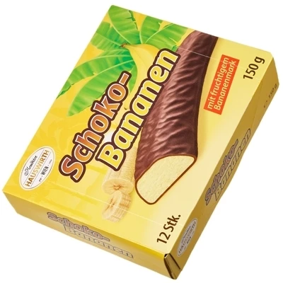 Суфле Schoko-Bananen в темном шоколаде Hauswirth Австрия 150г-1}