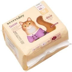 Гигиенические прокладки хлопковые Secretday Sense размер М Корея 10шт