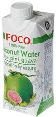 Кокосовая вода со вкусом гуавы Foco 330мл