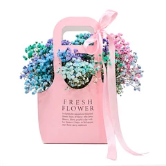 Букет Весенняя Радуга с гипсофилой