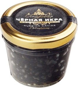 Икра черная осетровая Деликатеска.ру 100г