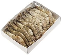 Креветки черные тигровые с головой в панцире 16/20 1кг