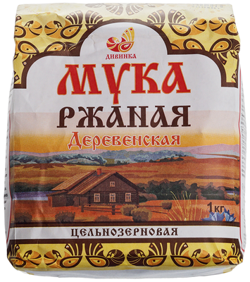 Мука ржаная цельнозерновая Деревенская 1кг купить в Москве с доставкой ...