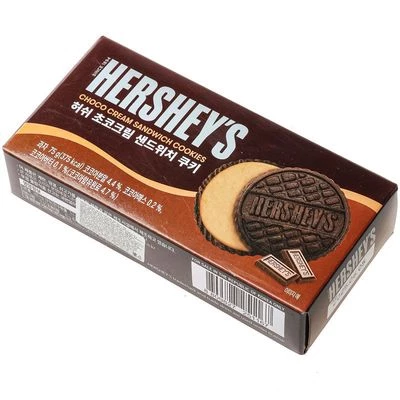 Печенье Hershey's Sandwich Шоколад Корея 75г-0}