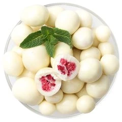 Малина в белой шоколадной глазури Деликатеска 250г