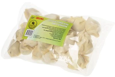 Пельмени Тофу со шпинатом ручная лепка Vegan 500г -1}