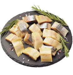 Сельдь тихоокеанская соленая в горчичной заливке филе-кусочки 280г