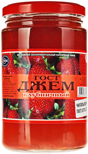 Джем домашний клубничный 430г