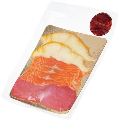 Ассорти масляная рыба форель тунец нарезка 300г-1}