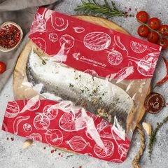 Горбуша слабосоленая филе на коже Гравлакс от Шефа ~300г