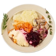 Салат Сельдь под шубой Деликатеска 150г РАСПРОДАЖА