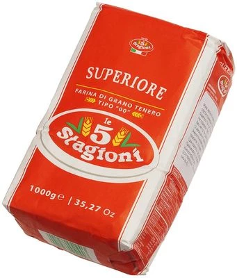 Мука мелкого помола из мягких сортов пшеницы для пиццы супериор 00/S 5-STAGIONI 1кг-1}