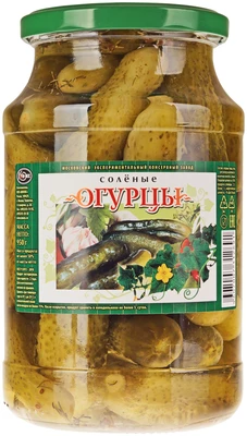 Огурцы соленые ГОСТ 950г-0}