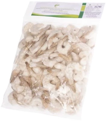 Креветки Ваннамей очищенные с хвостом 31/40 1кг-1}