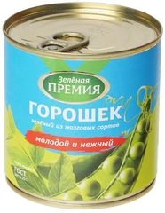 Горошек зеленый нежный 400г