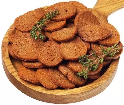 Гренки ржано-пшеничные с аджикой 100г свежего изготовления купить в ...
