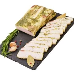 Шпик соленый в зелени Деликатеска ~500г