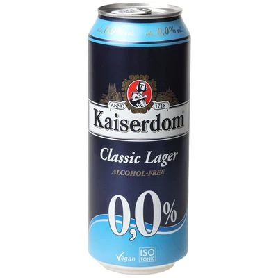 Пиво безалкогольное Kaiserdom Lager светлое Германия 500мл-0}