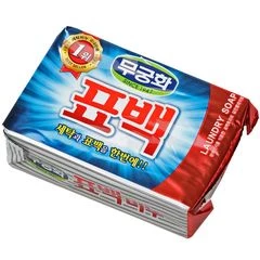 Мыло хозяйственное отбеливающее и пятновыводящее Laundry soap для цветного белья Корея 230г
