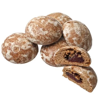 Пряники заварные глазированные с фруктовой начинкой Вишня 300г-1}