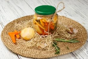 Закуска из маринованной репы