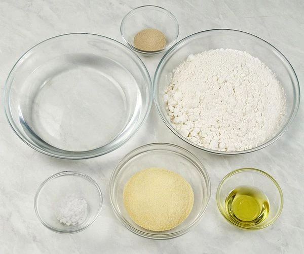 Необходимые продукты для теста.