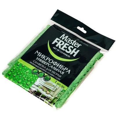 Универсальная салфетка для уборки Master Fresh Микрофибра 1шт-1}