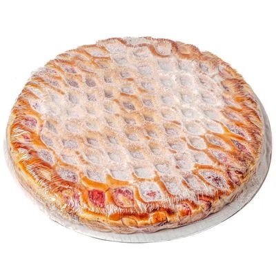 Пирог с малиной сдобный Деликатеска 420г-1}