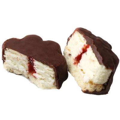 Сырок на печенье Клубника-сливки 20% жир. 40г -1}