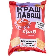 Чипсы из лаваша Краш Лаваш Краб 80г