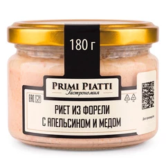 Риет из форели с апельсином и медом PrimiPiatti 180г