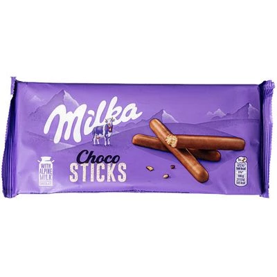 Печенье Milka Choco Sticks палочки шоколадные Германия 112г-0}