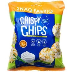 Чипсы цельнозерновые со вкусом Сметаны и зеленого лука 50г