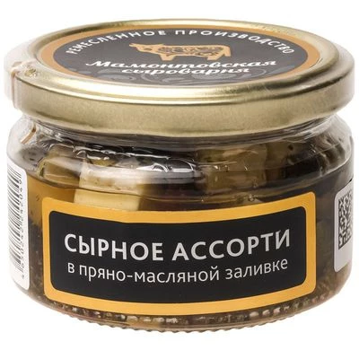 Ассорти сыров в пряно-масляной заливке Мамонтовская Сыроварня 190г-0}