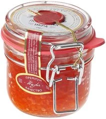 Икра красная горбуши малосоленая 230г