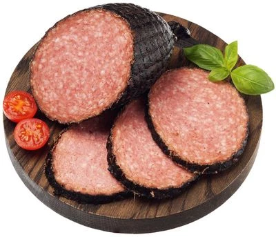 Сервелат  в оболочке Чернослив Мясное раздолье полукопченый ~500г-0}