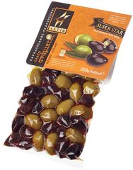 Оливки зеленые с косточкой Каламата ассорти традиционное Astir Греция 250г