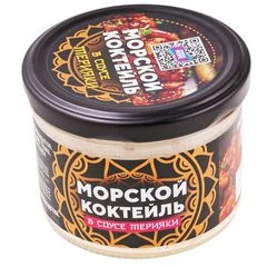 Коктейль кальмар в соусе Терияки 180г 