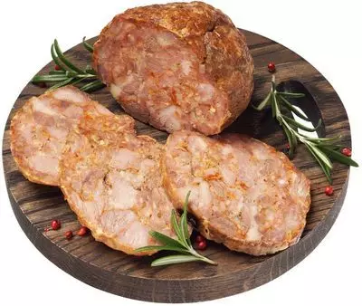 Шартан из свинины, говядины с добавлением мяса птицы запеченный ...