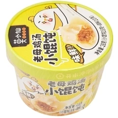 Пельмени-мини быстрого приготовления с куриным бульоном Китай 28г