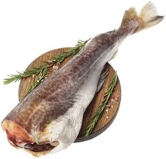 Треска тихоокеанская потрошеная без головы ~2,5кг