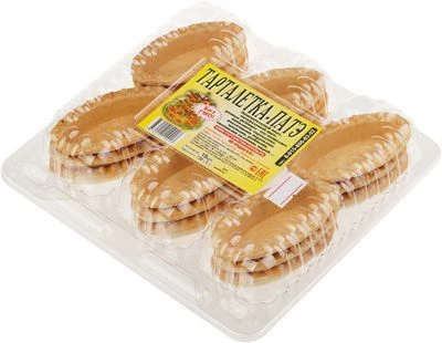 Тарталетки Патэ овальные из пресного слоеного теста 18шт-1}